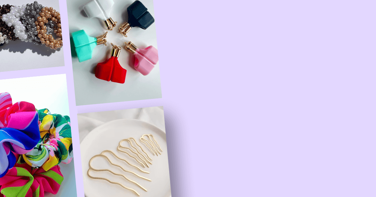 Stilvolle Haaraccessoires im Set: Scrunchies, Haarpins und Clips im bunten Bundle – als Geschenk oder Selfcare-Moment