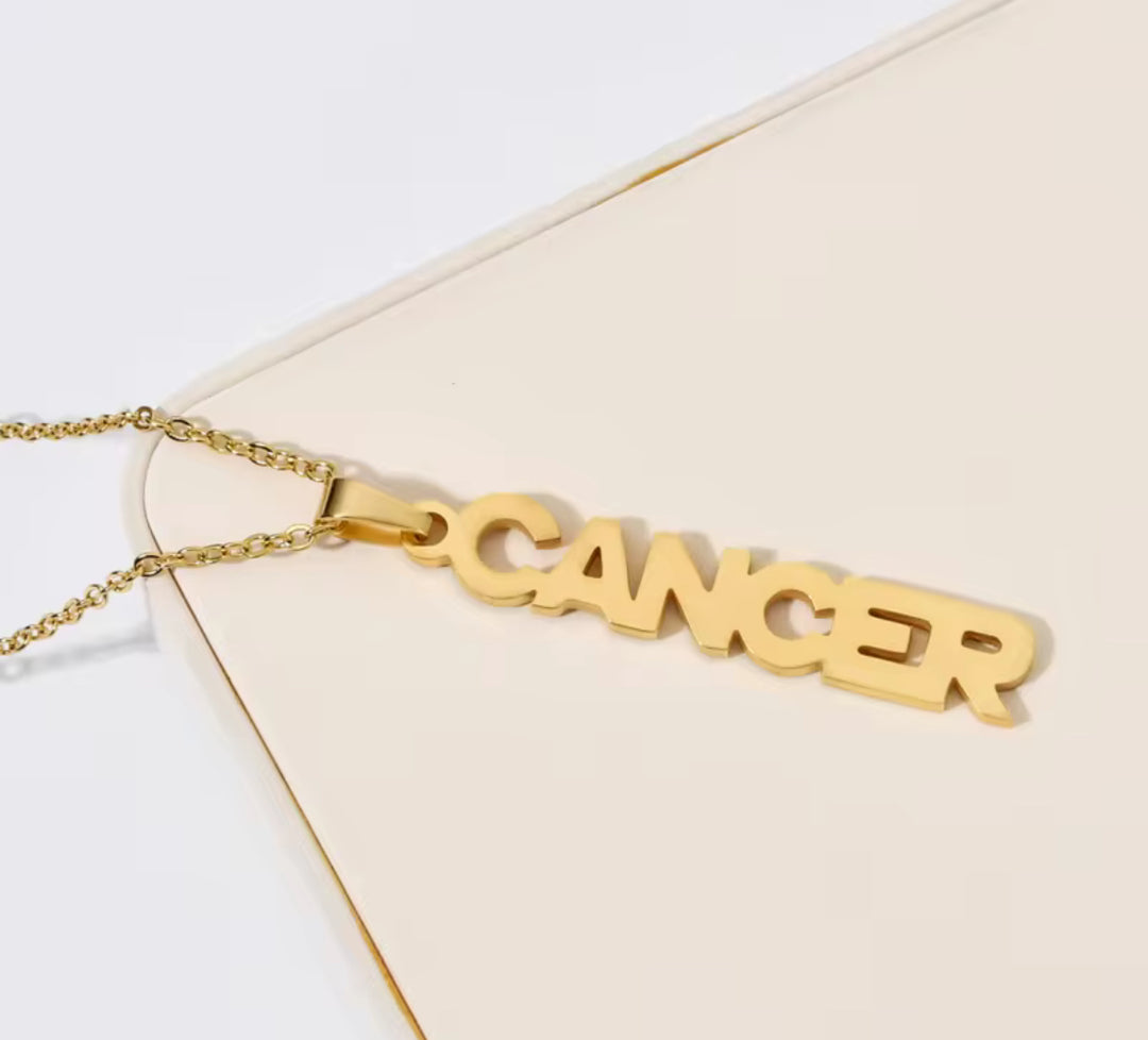 Cancer (Krebs) Sternzeichen Kette – 18K vergoldet