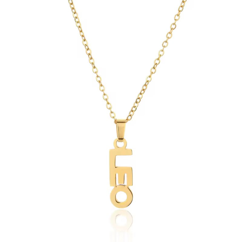 Leo (Löwe) Sternzeichen Kette – 18K