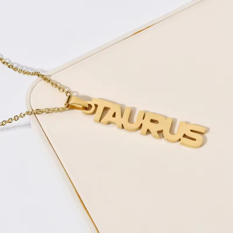 Capricorn (Steinbock) Sternzeichen Kette – 18K vergoldet