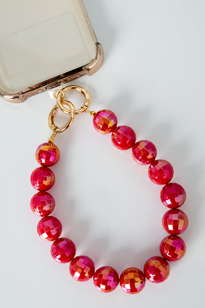 Disco Glow – Handy Charm (Disco-Perlen)