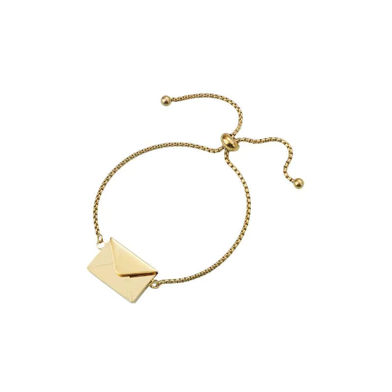 LOVE LETTER 18k Envelope Armband in Gold  – TREND Kollektiv