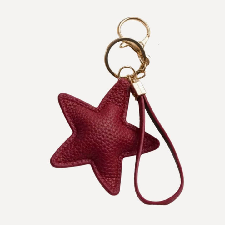 STAR TOUCH Taschenanhänger Sterne in Rot – TREND Kollektiv