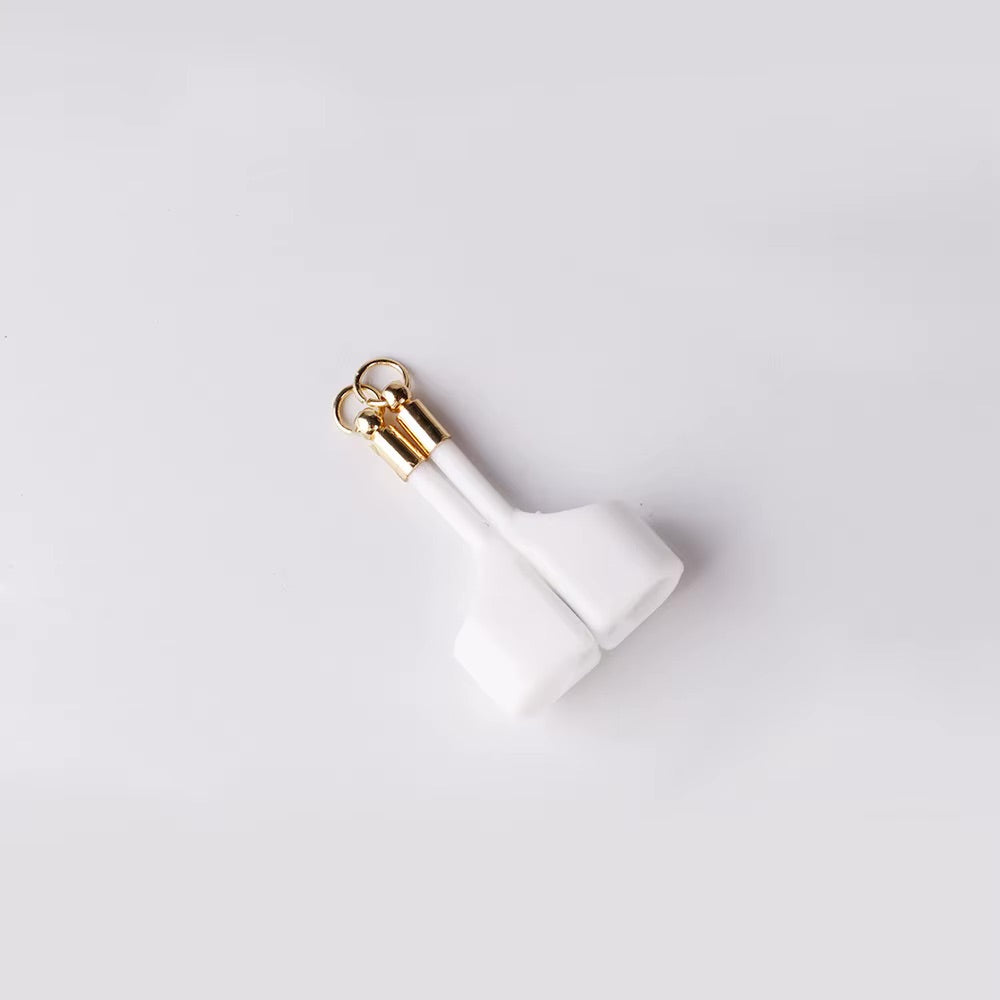 Weiße Halterung für In-ears Vibe Strap
