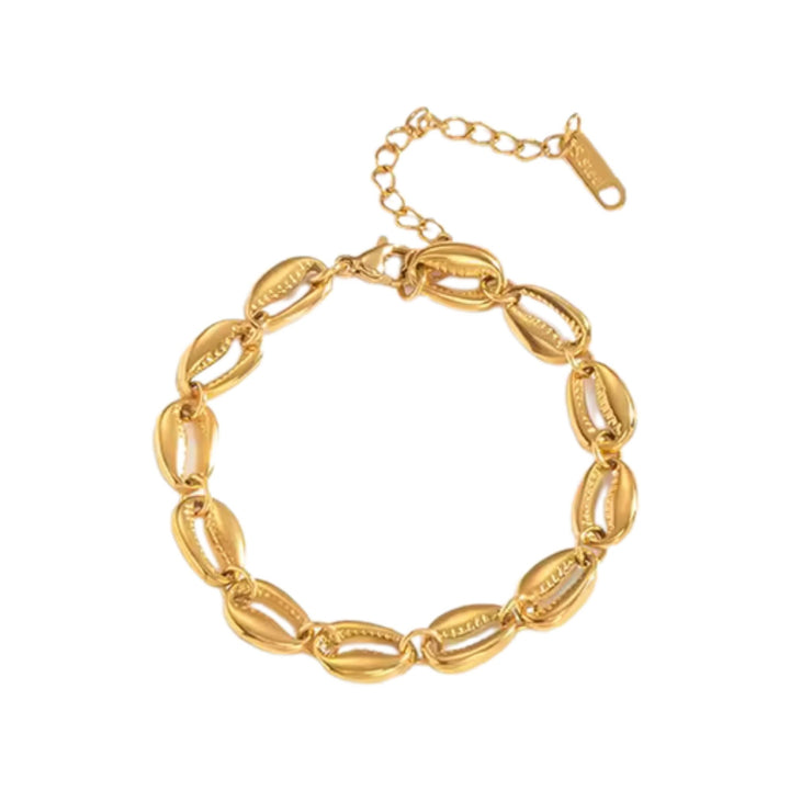 Vergoldetes Muschel Armband OCEAN GLOW von TREND Kollektiv