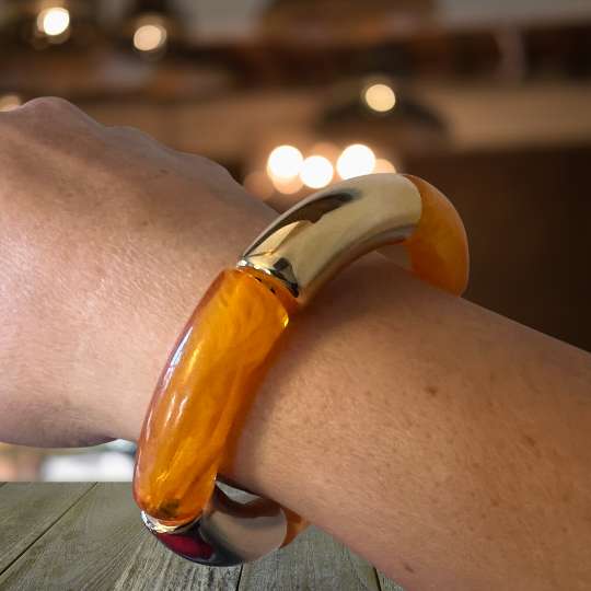 Chunky Bangle Armband – Parabaya Earth Glow