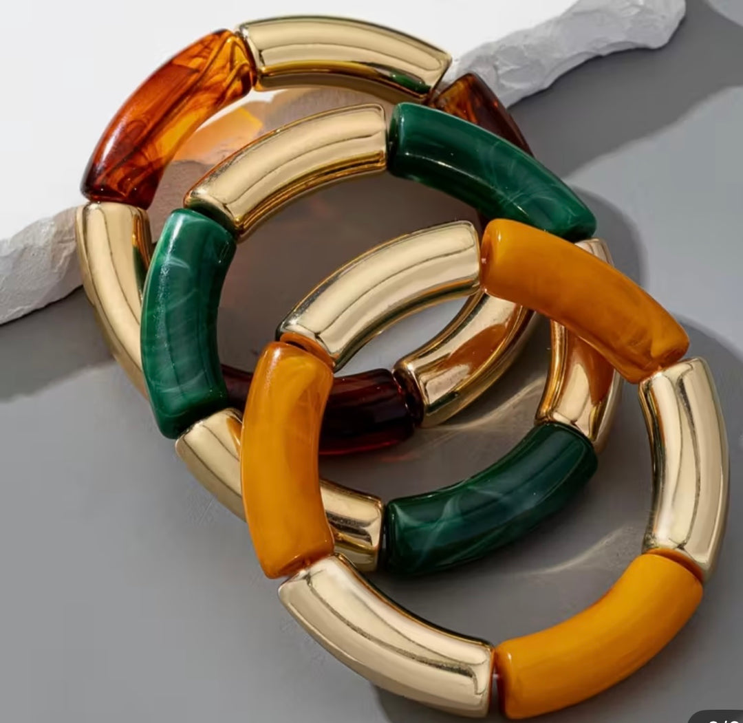 Chunky Bangle Armband – Parabaya Earth Glow