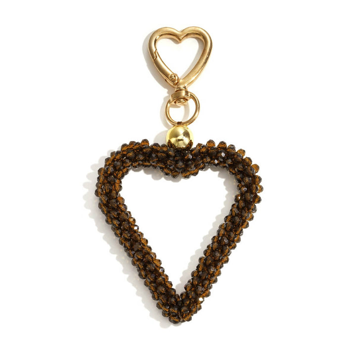 CRISTAL HEART CHARM