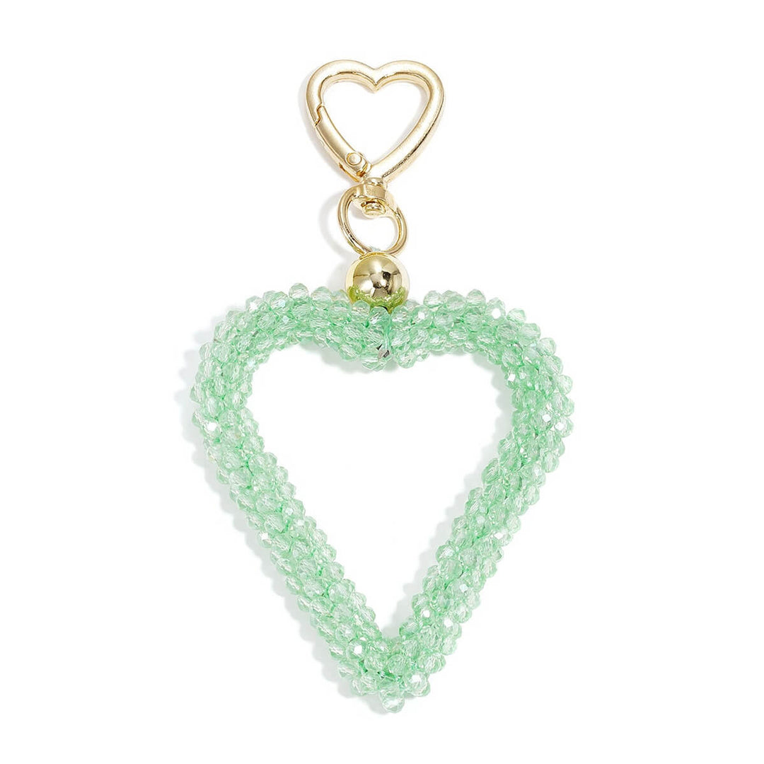 CRISTAL HEART CHARM
