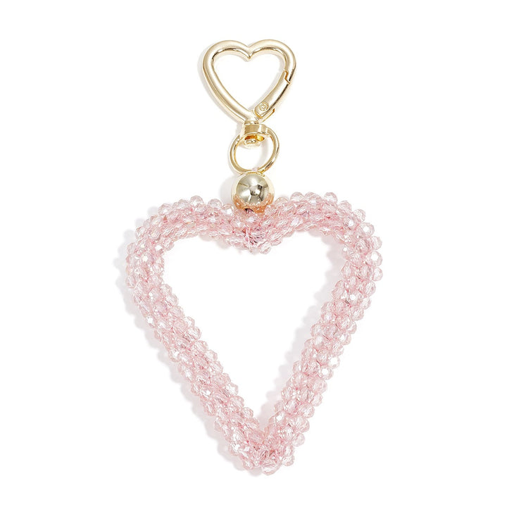 CRISTAL HEART CHARM